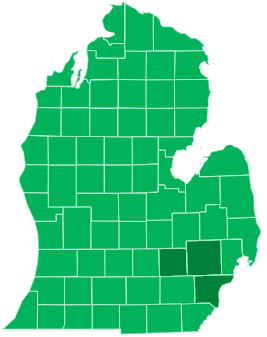 map of counties lower penninsula